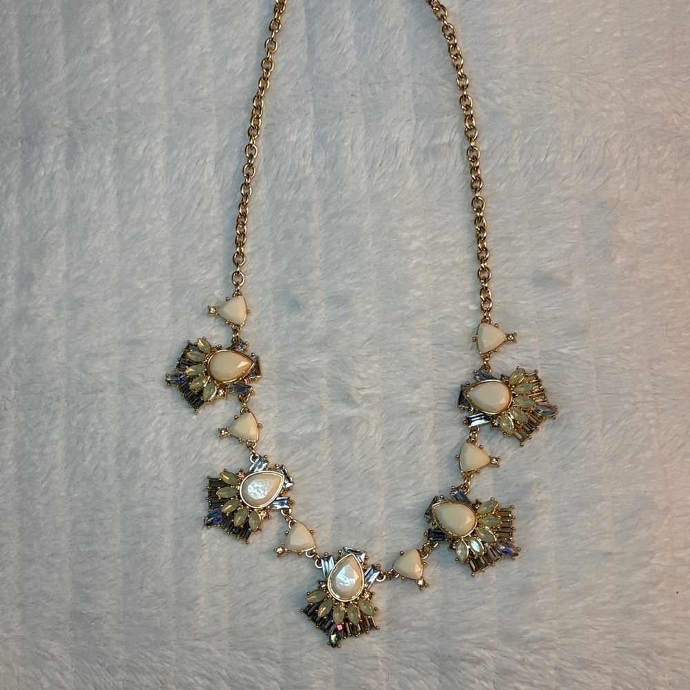 J.Crew Cream Statement  Necklace - Women Jewelry